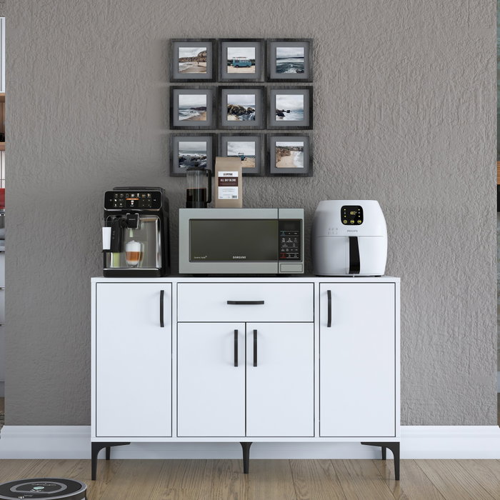 Hanah Home Gabinete Multipropósito Blanco JE136 - 3144 Hanah Home Gabinete Multipropósito Blanco JE136 - 3144